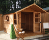 10 x 8 Premier Wooden Garden Summerhouse (12mm Tongue and Groove Floor + Roof) - 48HR + SAT Delivery*