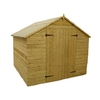 10 x 8 Windowless Pressure Treated Tongue and Groove Apex Shed with Double Doors