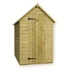 12 x 4 Windowless Pressure Treated Tongue and Groove Apex Shed with Single Door