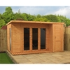 12 x 8 Contempory Gardenroom Large Combi (12mm Tongue and Groove Floor and Roof) - 48HR + SAT Delivery*