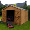 12 x 8 Deluxe Windowless Tongue and Groove Wooden Garden Workshop with Double Doors (12mm Tongue and Groove Floor and Roof) ***Extended Delivery Typically 14 Working Days As Treated As Special***