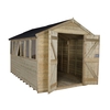 12 x 8 Pressure Treated Tongue and Groove Apex Shed
