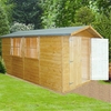 13 x 7 Tongue and Groove Pressure Treated Wooden Apex Shed (12mm Tongue and Groove Floor)