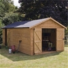 20 x 10 Windowless Deluxe Tongue and Groove Wooden Workshop With Double Doors * Extra Side Door * (12mm Tongue and Groove Floor) **Extended Delivery Typically 14 Working Days As Treated As Special