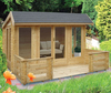 2.39m x 3.69m Log Cabin - 34mm Tongue and Groove