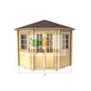 2.5m x 2.5m Log Cabin (2036) - Double Glazing (44mm Wall Thickness)
