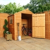 3 x 6 Value Wooden Overlap Apex Shed With 1 Window And Single Door (10mm Solid OSB Floor) - 48HR + SAT Delivery*