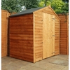 3 x 6 Windowless Value Wooden Overlap Apex Shed With Single Door (10mm Solid OSB Floor) - 48HR + SAT Delivery*