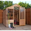 4 x 6 Shiplap Tongue and Groove Wooden Greenhouse