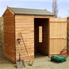 4 x 6 Windowless Value Reverse Overlap Apex Shed Single Door (10mm Solid OSB Floor) ***extended Delivery Typically 14 Working Days As Treated As Special - Please See Product Page For More Info