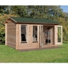 4.0m x 3.0m Log Cabin With Double Doors - 34mm Wall Thickness