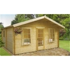4.49m x 4.49m LOG CABIN - 70MM TONGUE AND GROOVE LOGS