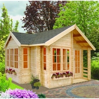 5.05m x 5.05m Apex Log Cabin - 44mm Tongue and Groove