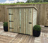 6 x 4 Pressure Treated Tongue and Groove Mobility Scooter Store with Large Single Door (No Floor)