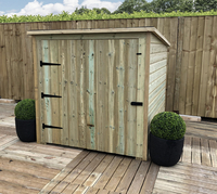 6 x 4 Pressure Treated Tongue and Groove Mobility Scooter Store with Large Single Door (No Floor)