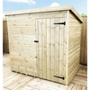 6 x 4 Windowless Pressure Treated Tongue and Groove Pent Shed with Single Door