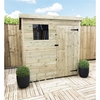 6 x 5 Pressure Treated Tongue and Groove Pent Shed With 1 Window And Single Door