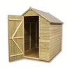 6 x 5 Windowless Pressure Treated Tongue and Groove Apex Shed with Single Door