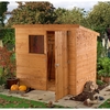 6ft x 4ft Tongue and Groove Garden Pent Shed With 1 Window And Single Door (10mm Solid OSB Floor) - 48HR + SAT Delivery*