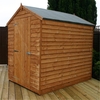 7 x 5 Windowless Value Overlap Apex Wooden Shed with Single Door (10mm Solid OSB Floor) - 48HR + SAT Delivery*