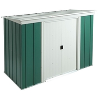 8 x 4 Deluxe Metal Pent Shed (2.54m x 1.19m)