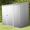 8 x 5 Premier Zinc Metal Garden Shed (2.26m x 1.52m) *FREE 48HR DELIVERY