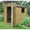 8 x 6 Professional Pressure Treated Shiplap Apex Shed - Assembled
