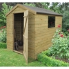 8 x 6 Professional Pressure Treated Shiplap Tongue and Groove Apex Shed