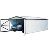 9 1 x 16 4 Apex Metal Garage + FREE ANCHOR KIT (2.8m x 5.0m)