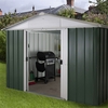 94 x 129 Apex Metal Shed With FREE Anchor Kit (2.85m x 3.87m)