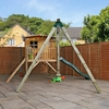Apex Tower Playhouse 13ft x 12ft With Slide & Activity Set