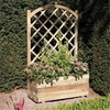 Deluxe Rectangular Planter and Lattice