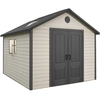 **PRE-ORDER: DUE BACK IN STOCK 3RD OCTOBER** 11 x 11 Life Plus Plastic Apex Shed with Plastic Floor + 2 windows (3.37m x 3.37m)