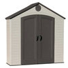 **PRE ORER - DUE BACK IN STOCK 3RD OCTOBER** 8 x 5 Life Plus Plastic Apex Shed with Plastic Floor (2.43m x 1.52m)