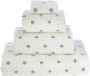 Cath Kidston Blue Button Spot Towel Face Cloth