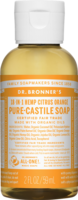 Dr Bronner 18-in-1 Hemp Citrus Orange Pure-Castile Soap 59ml
