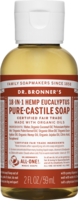 Dr Bronner 18-in-1 Hemp Eucalyptus Pure-Castile Soap 59ml