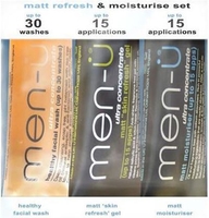 Men-U Refresh & Moisturise Set 3 x 15ml