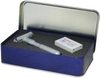 Merkur & Dovo Futur Razor Satin finish in gift tin + 10 Blades