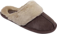 Ruby + Ed Ladies Moose Suede Scuff Small 3-4