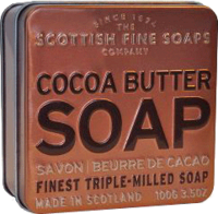 Scottish Fine Soaps Cocoa Butter Soap Tin 100g
