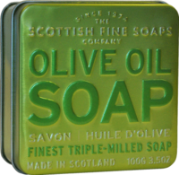 Scottish Fine Soaps Olive Oil Soap in a Tin 100g