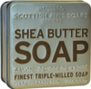 Scottish Fine Soaps Shea Butter Soap in a Tin 100g