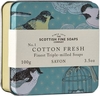 Scottish Fine Soaps Vintage Cotton Fresh Soap Tin 100g