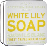 Scottish Fine Soaps White Lily Soap Tin 100g