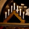 Wooden Oak Candle Arch