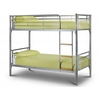 Modern Aluminium Finish Bunk Bed - Free Next Day Or Day Of Choice Delivery*