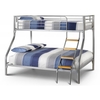 Modern Aluminium Finish Triple Sleeper Bunk Bed - Free Next Day Or Day Of Choice Delivery*