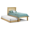 Pine Finish Hideaway Shaker Style Low Foot End Bed - 2 x Single 3ft - Free Next Day Or Day Of Choice Delivery*