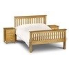 Pine Finish Shaker Style High Foot End Bed - King Size 5ft - Free Next Day Or Day Of Choice Delivery*